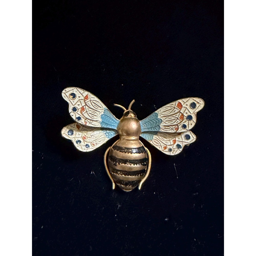 Vintage Bumble Bee Bug Pin Spain